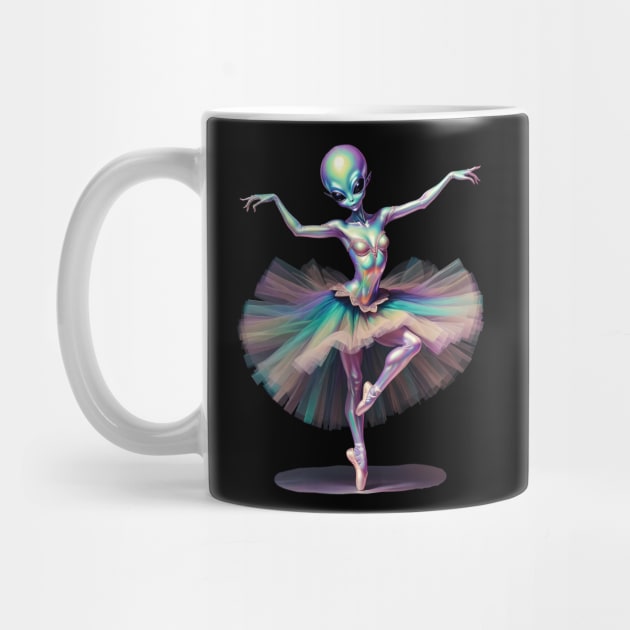 Colorful Alien Ballerina by donovanh